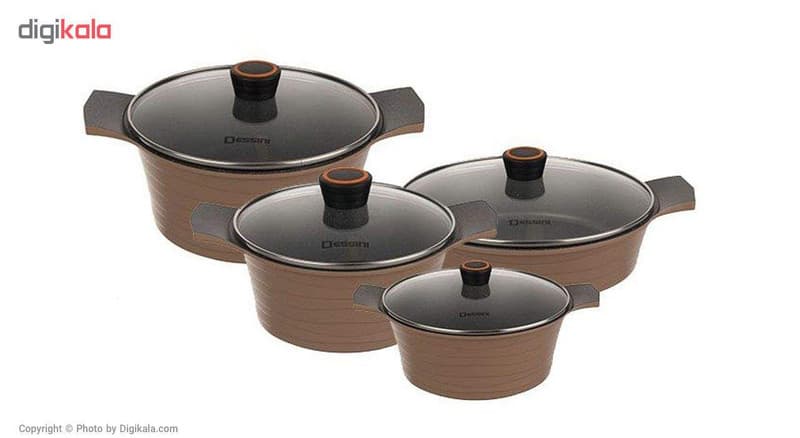 سرویس پخت و پز 8 پارچه دسینی مدل Rejina